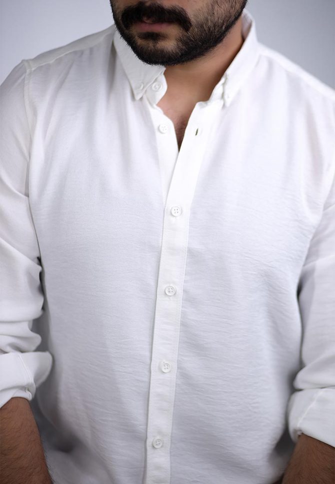 Linen Shirt – White - Image 6