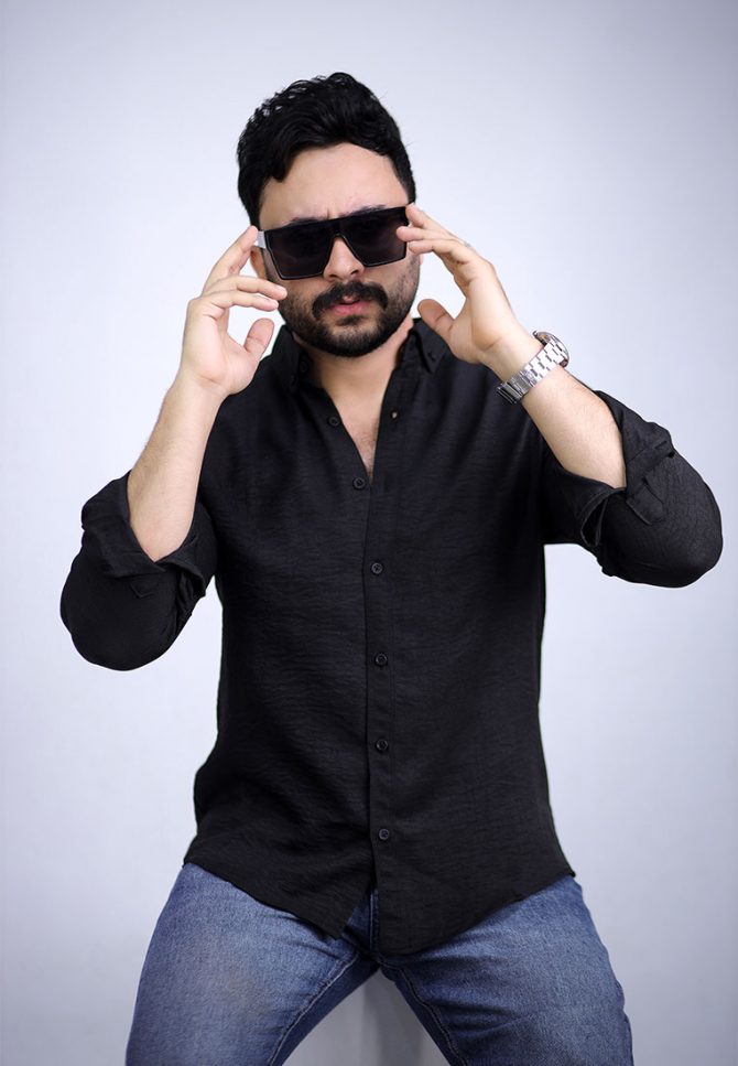 Linen shirt – Black - Image 3